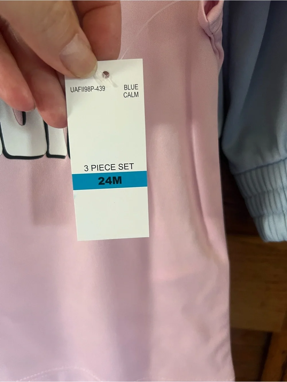 Under Armour Light Blue Girls Hooded Jacket & Joggers Set